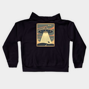 ufo encounter Kids Hoodie